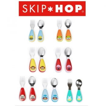 Вилка и ложка Skip Hop Zootensils Fork & Spoon